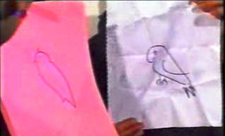 Original drawing and Geller's reproduction