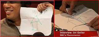 Original drawing and Geller's reproduction