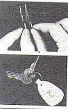 Two keys bent during the Geller test