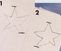 Drawing of a star duplicated by Geller for the magazine, The X Factor