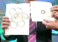 Original drawing and Geller's reproduction