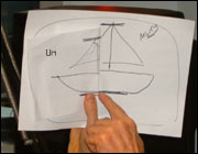 Original drawing and Geller's reproduction