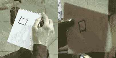 Original drawing and Geller's reproduction