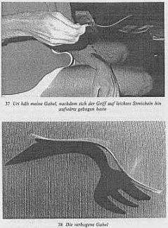 Uri Geller's fork bending_before and after